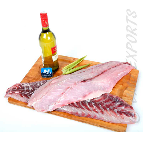 Sea Bass Fillets Skin Off Hook Catch Seafood